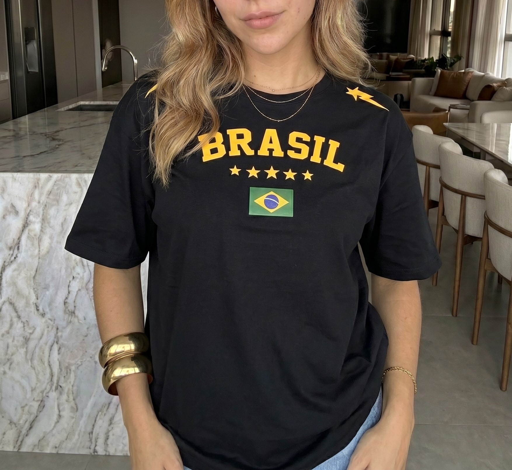 Camiseta Invicto Brasil Seleção Copa do Mundo 2026