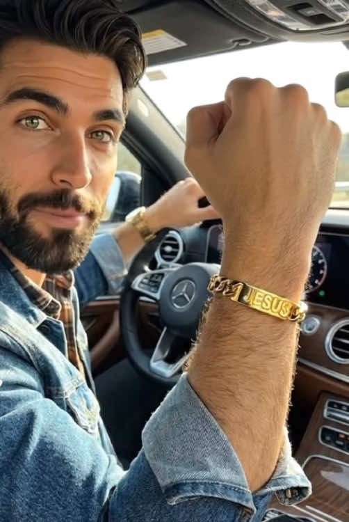 Pulseira Masculina Cruz Aço